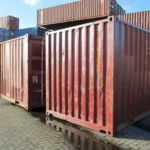 Brugt 10 fods container til transport af tørgods