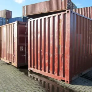 Brugt 10 fods container til transport af tørgods