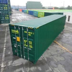 40 fods High Cube lagercontainer