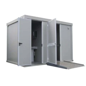PMR sanitetsmodul med toilet og brus