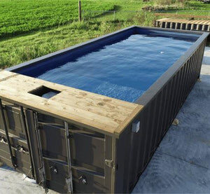 20 fods container pool – Klar til brug, stil garanteret