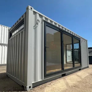 Havekontorcontainer på mål – 20 fods